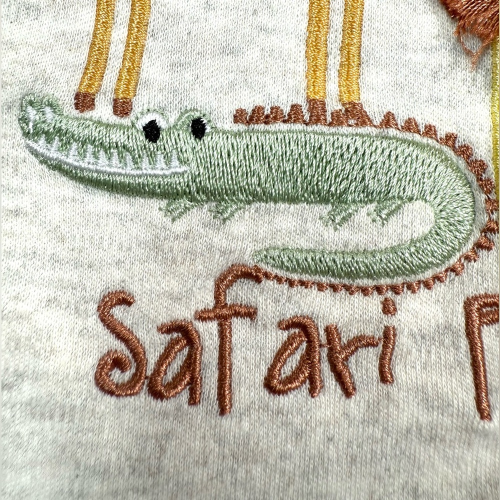LITTLE BEGINNINGS Boys Safari Friends‎ Graphic Tee 0-3M Zoo African Animals Cute - Picture 8 of 14